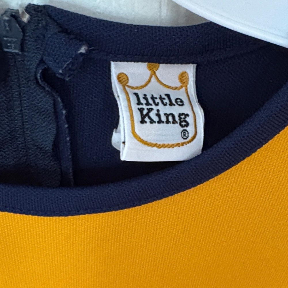 ETSU Girls' Navy and Gold Cheer Dress - Picture 5 of 5